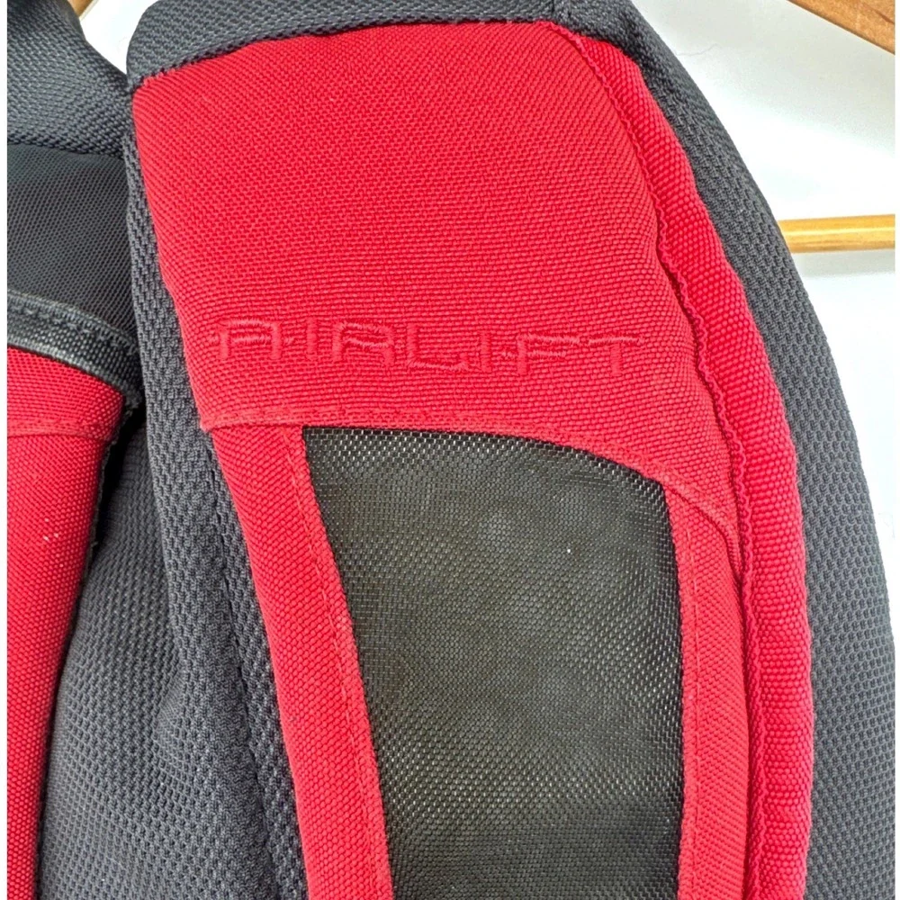 JanSport Airlift Backpack Maroon Black Hiking Outdoor School Laptop Bag